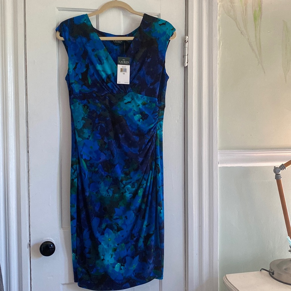 Ralph Lauren Floral Ruched Dress